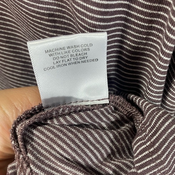 Modcloth striped scoop neck front knot tank top size M - Picture 7 of 7